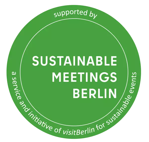Supporter Patch and Logo Sustainable Meetings Berlin