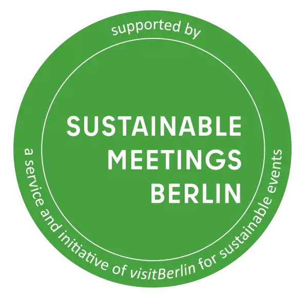 Sustainable Supporter Patch Logo Supporter Patch and Logo Sustainable Meetings Berlin