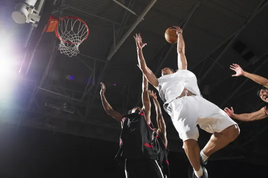 Spielszene Basketball