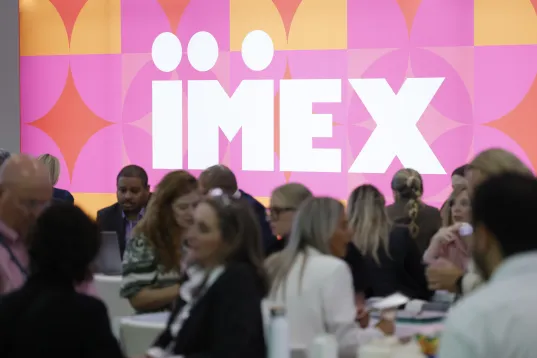 Messe-Stand auf der IMEX in Las Vegas